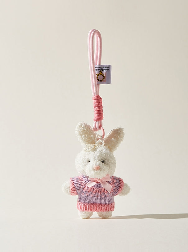 Long ears teddy pendant bag charm_CH00039