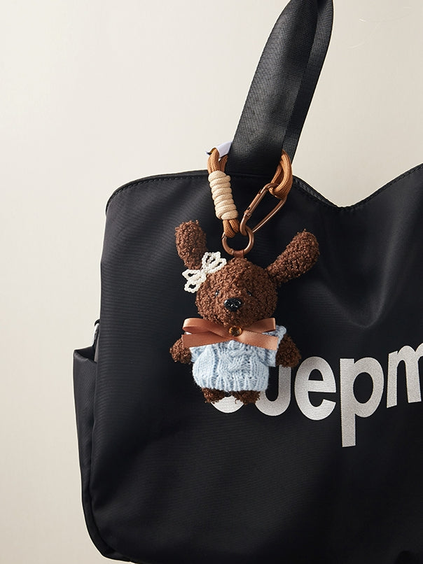 Long ears teddy pendant bag charm_CH00039