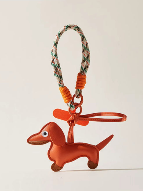 Puppy dachshund pendant charm_CH00036