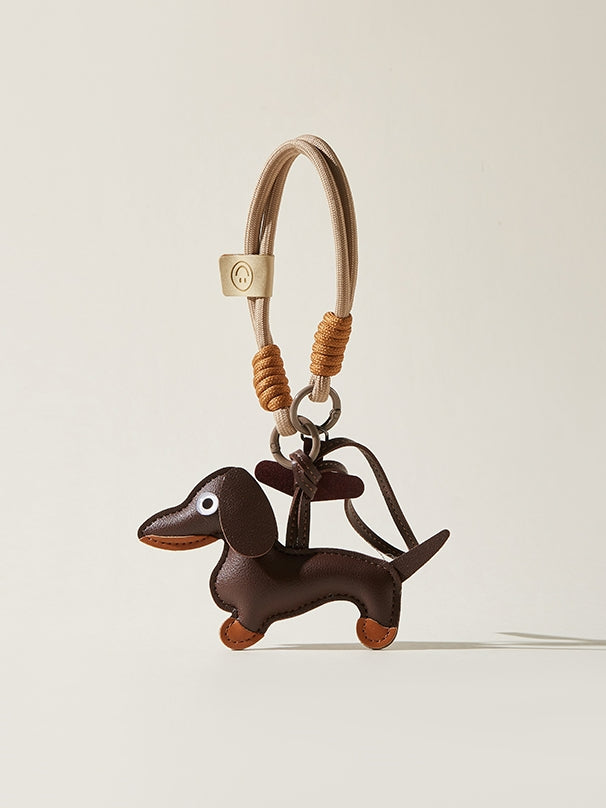 Puppy dachshund pendant charm_CH00036