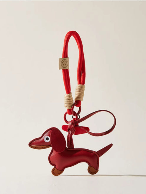 Puppy dachshund pendant charm_CH00036