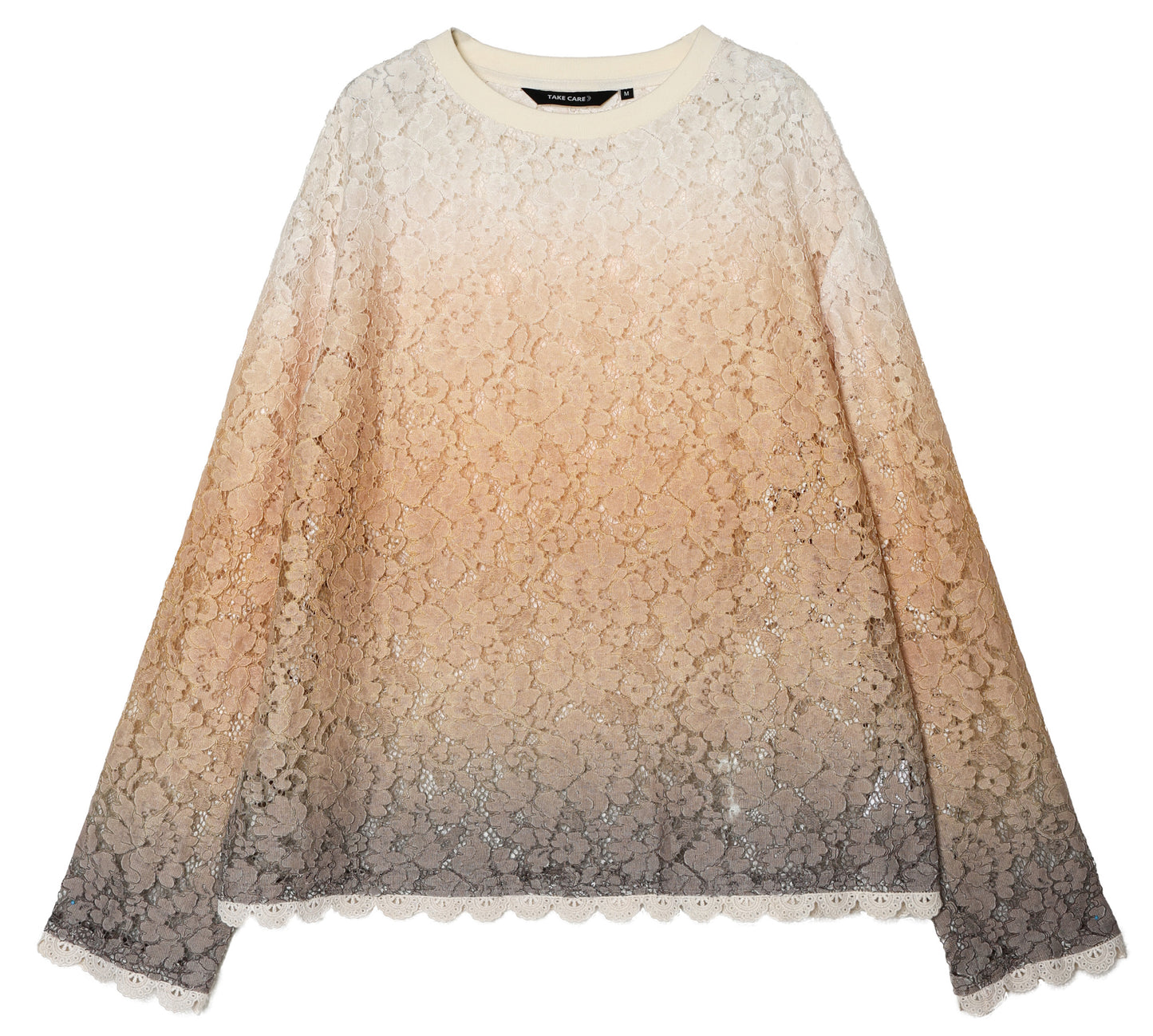 Gradient Lace Long Sleeve Tee_N81834