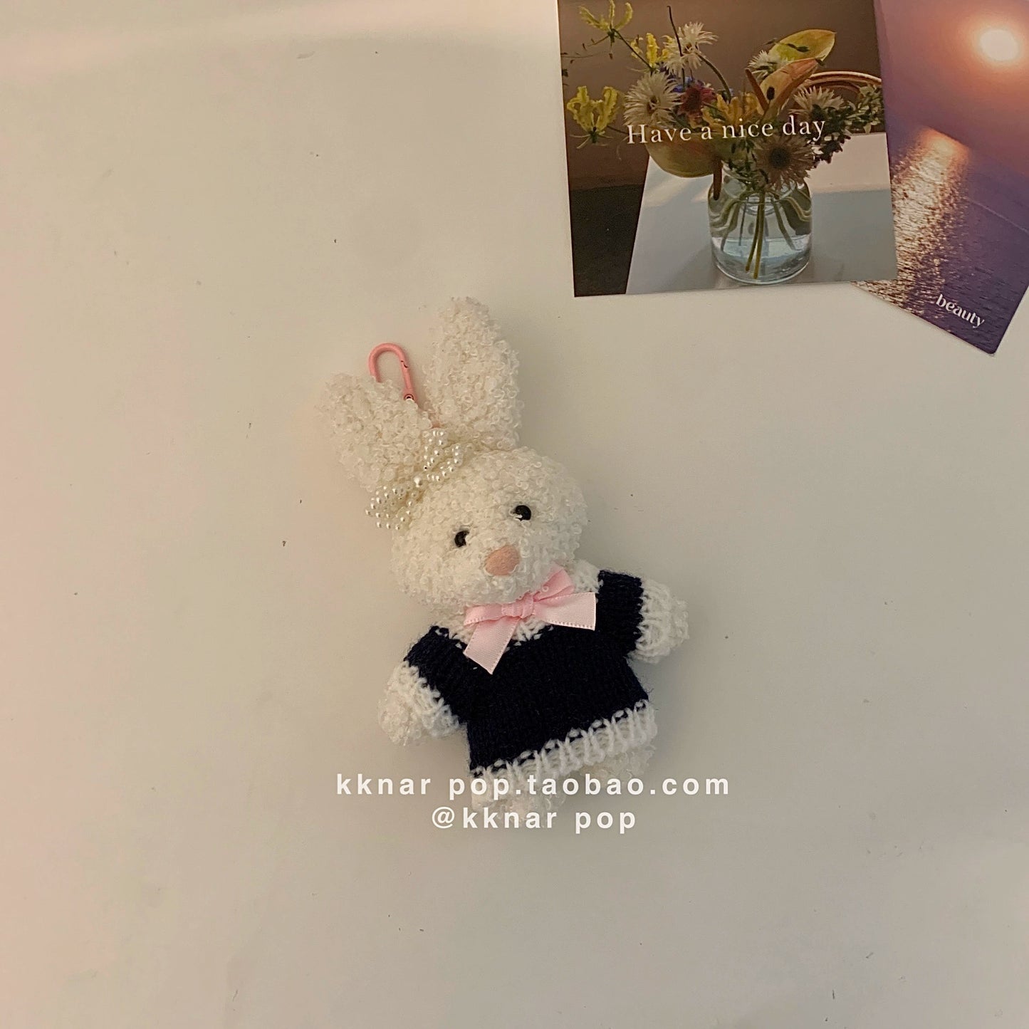 Cute Plush Rabbit Pendant_CH00005