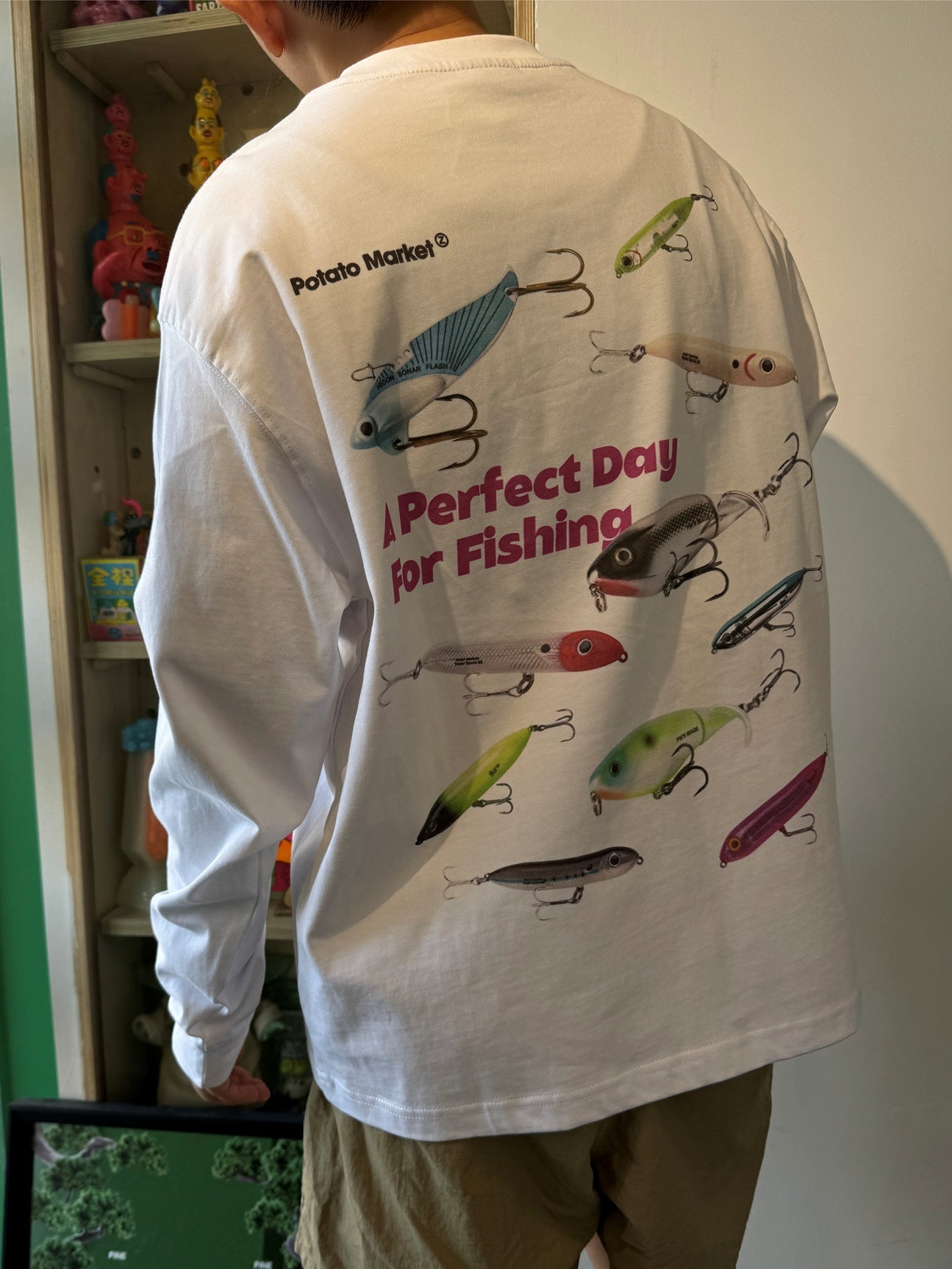 Fishing lures design long-sleeved T-shirt_N81992