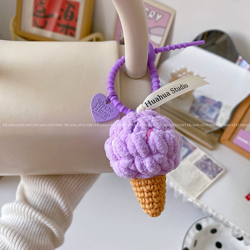 Handmade Woven Ice Cream Pendant_CH00002