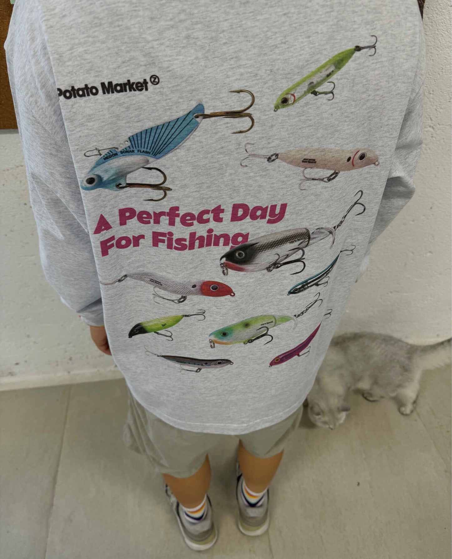 Fishing lures design long-sleeved T-shirt_N81992