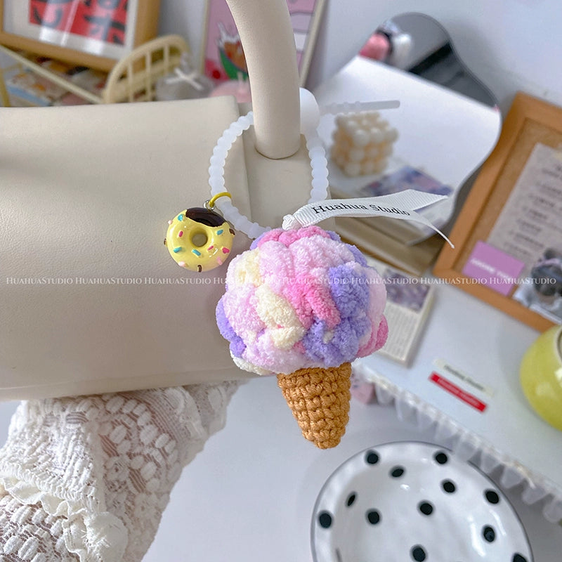 Handmade Woven Ice Cream Pendant_CH00002