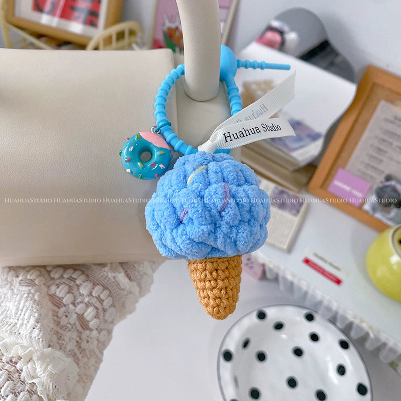 Handmade Woven Ice Cream Pendant_CH00002