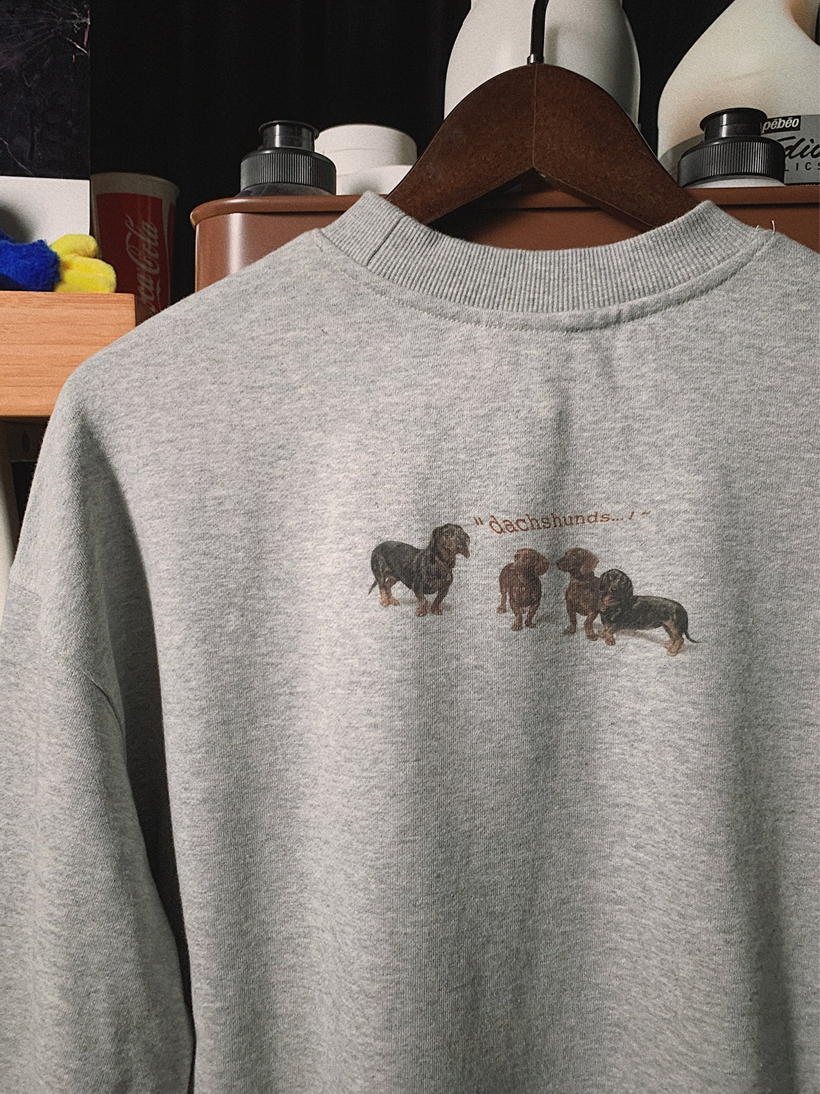 Dogs print crew neck sweatshirt_N82068