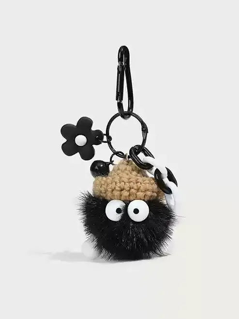 Cute mink hairball doll pendant keycharm_CH00025