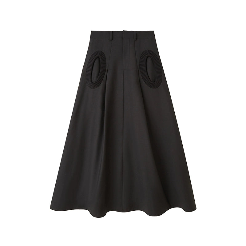 A-line Versatile Long Skirt