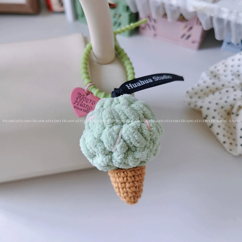 Handmade Woven Ice Cream Pendant_CH00002