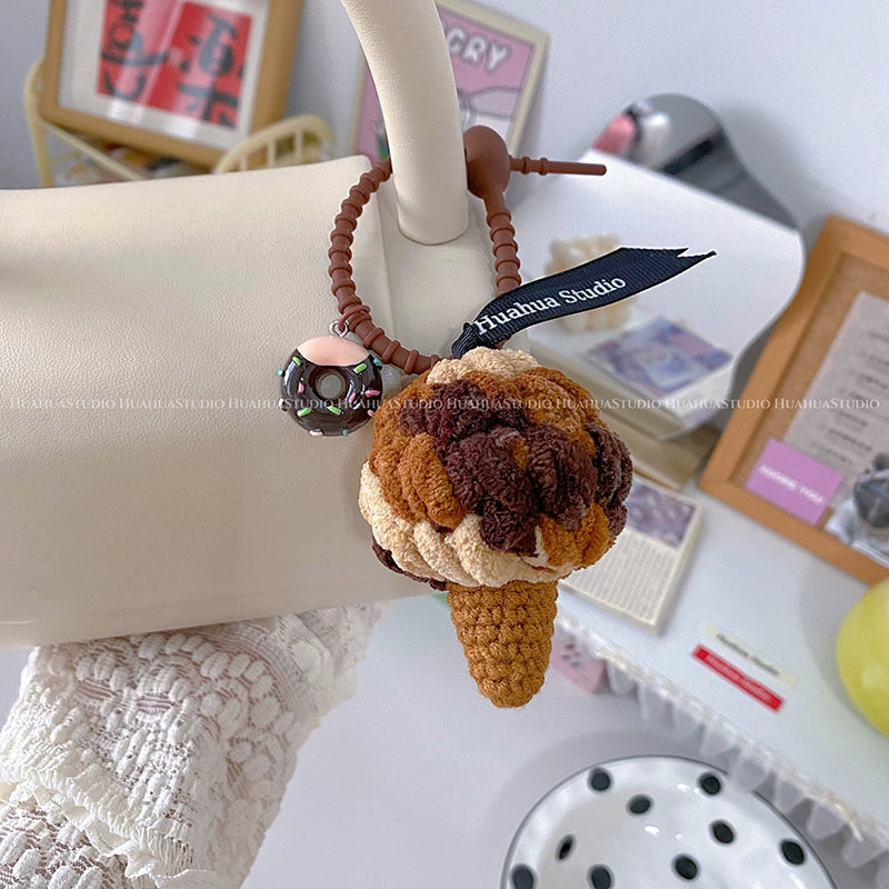 Handmade Woven Ice Cream Pendant_CH00002