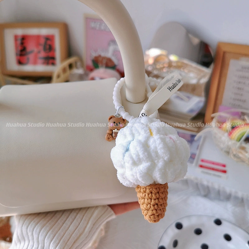 Handmade Woven Ice Cream Pendant_CH00002