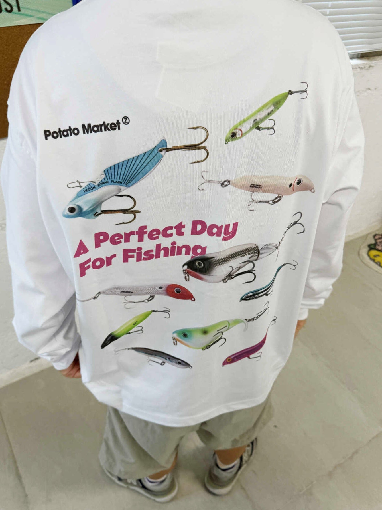 Fishing lures design long-sleeved T-shirt_N81992