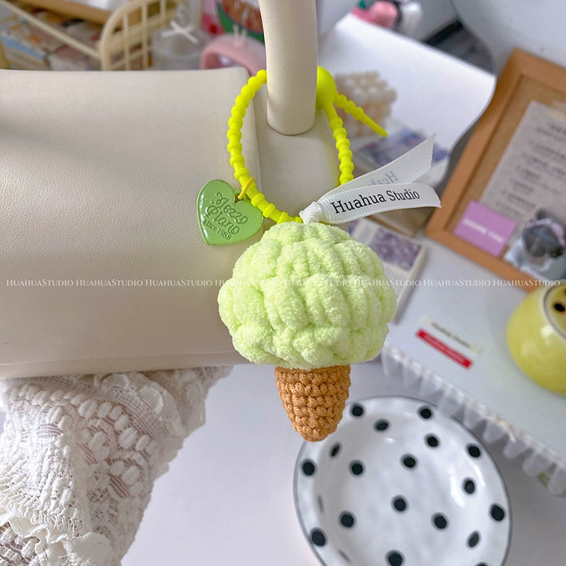 Handmade Woven Ice Cream Pendant_CH00002