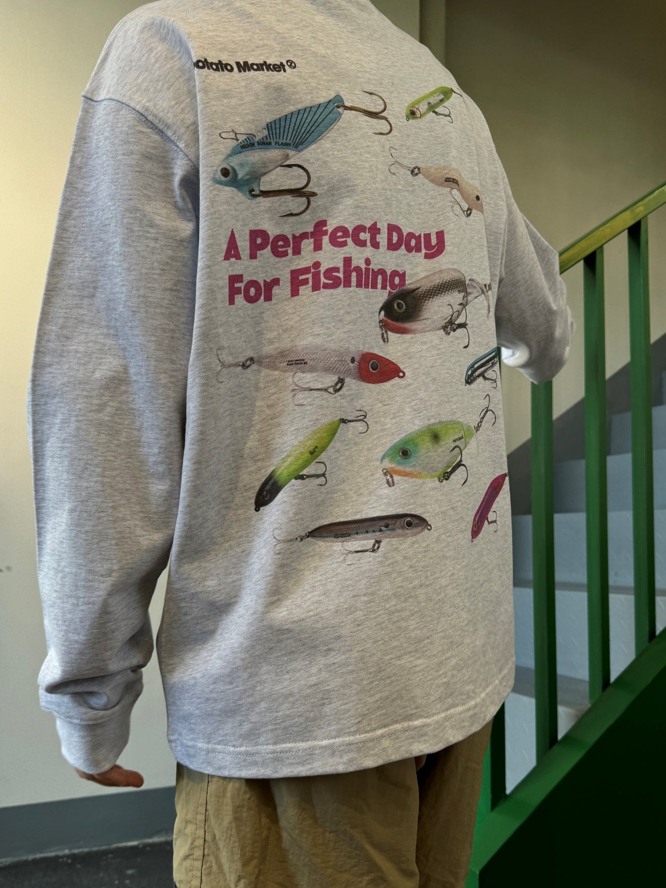 Fishing lures design long-sleeved T-shirt_N81992