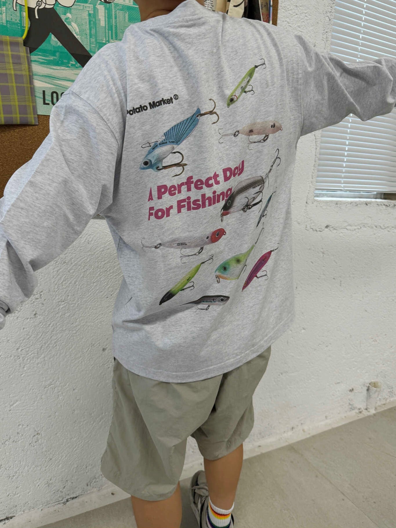 Fishing lures design long-sleeved T-shirt_N81992