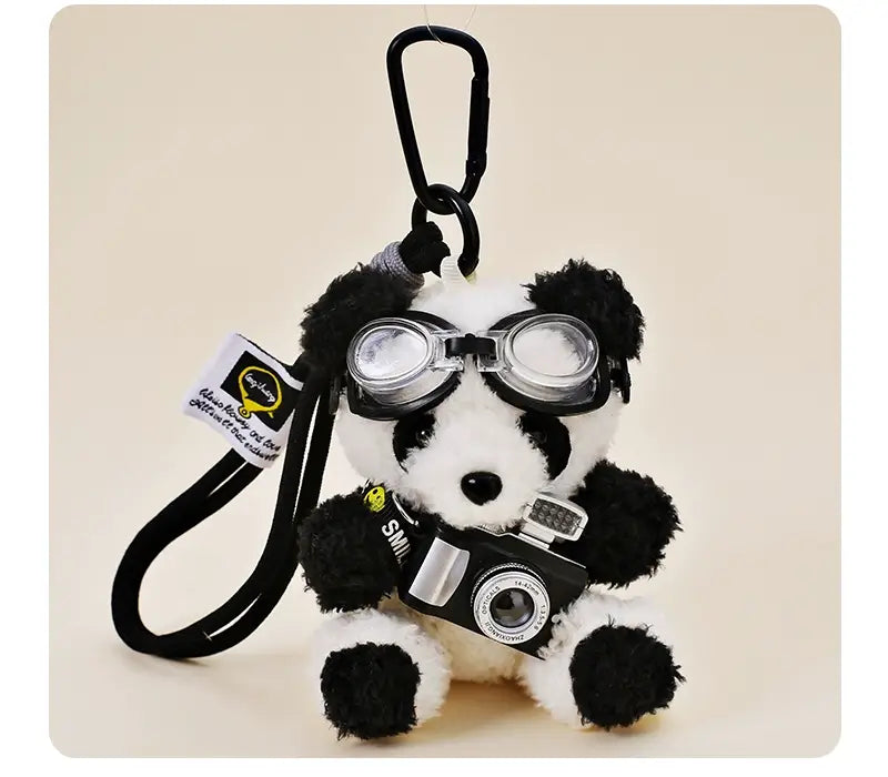 Flash Camera Bear Bag Pendant_CH00013