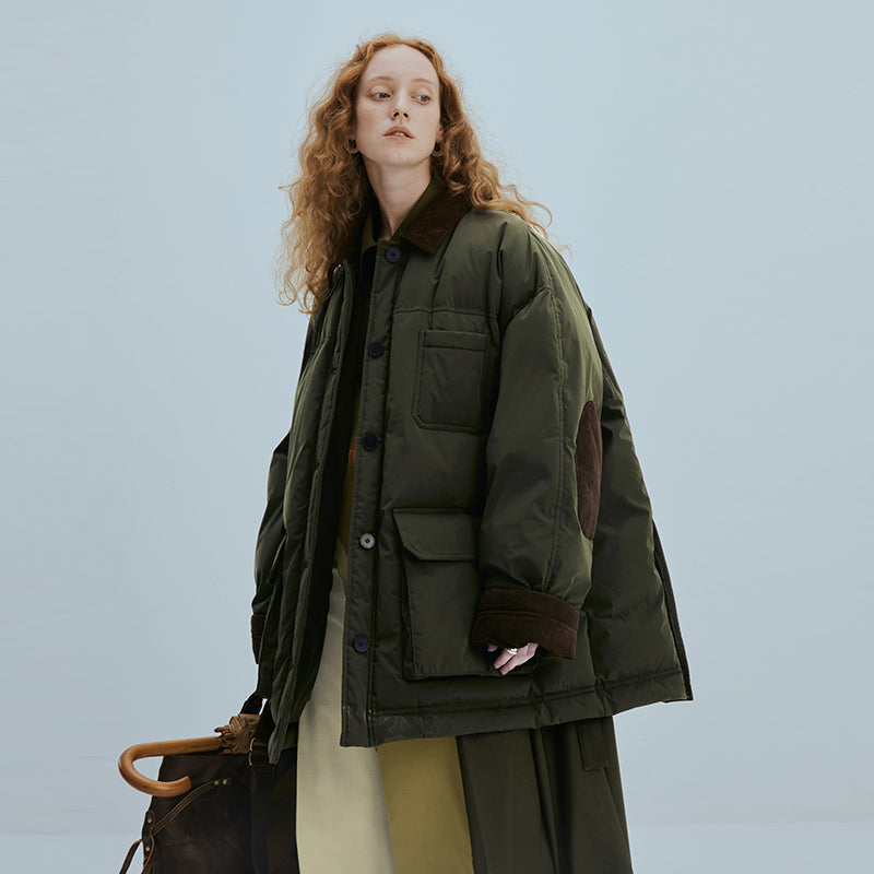 Mid-length down jacket