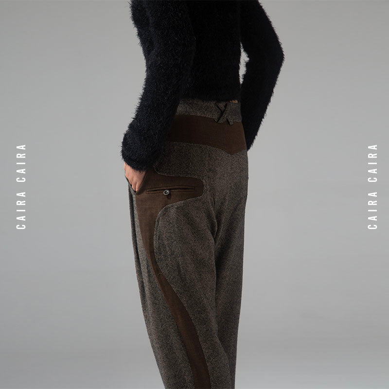 100% Australian herringbone pants