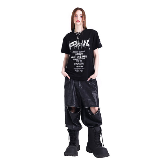 Electric moon straight leg pants