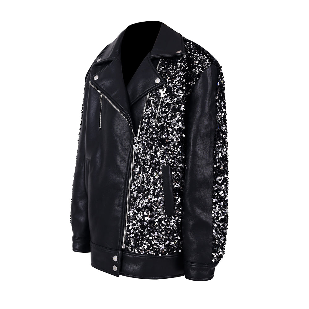 Locomotive rock leather jacket