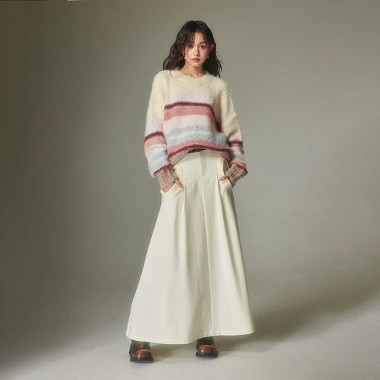 A-line Versatile Long Skirt