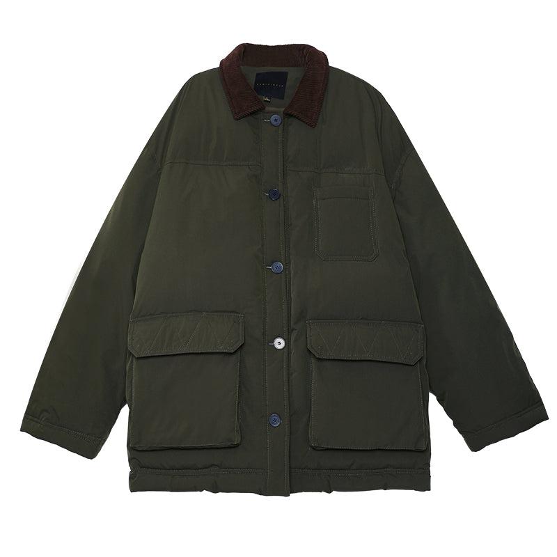 Mid-length down jacket