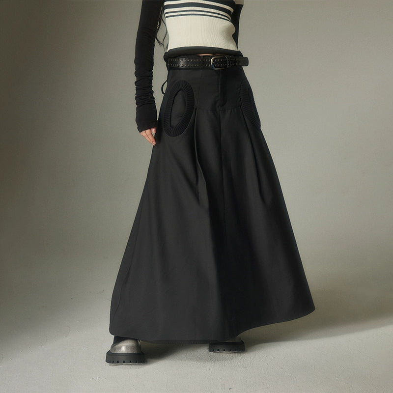 A-line Versatile Long Skirt