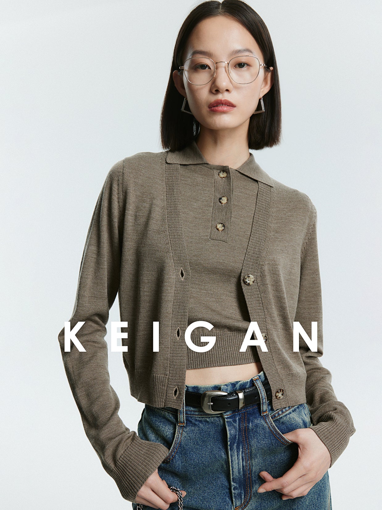 Washable wool multi-wear knitted top