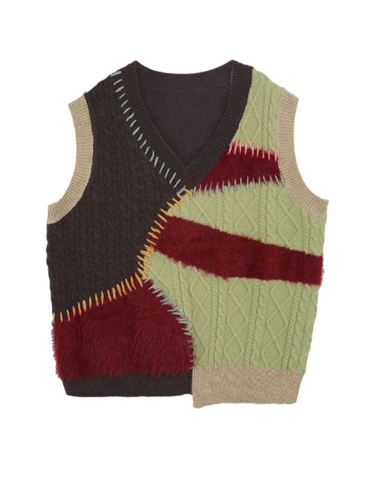 Handmade Twist Pattern Vest