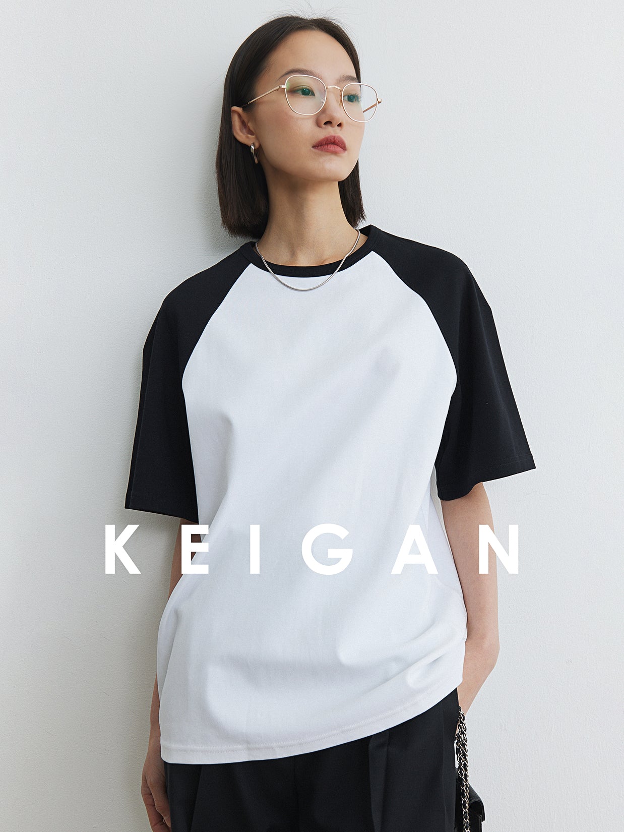 Cotton short-sleeved T-shirt