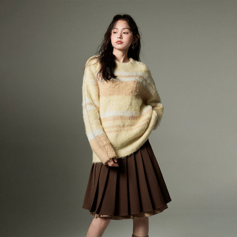 Stripes Soft Glutinous Sweater