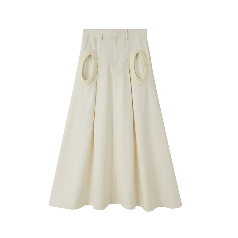 A-line Versatile Long Skirt