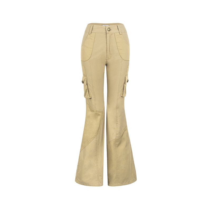 All-match tooling flared pants – nous