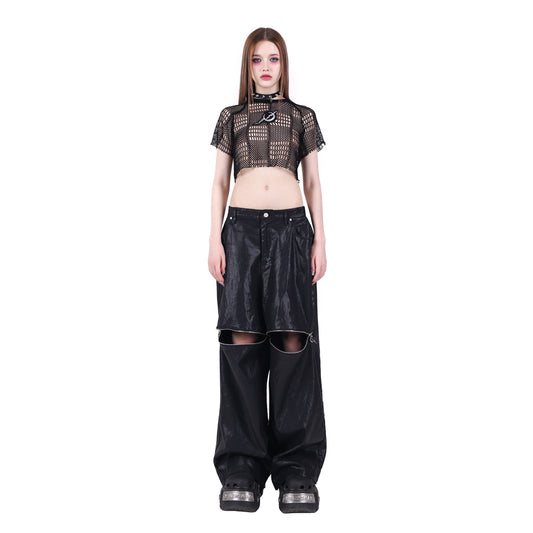 Mesh Sheer Rock Short T-shirt