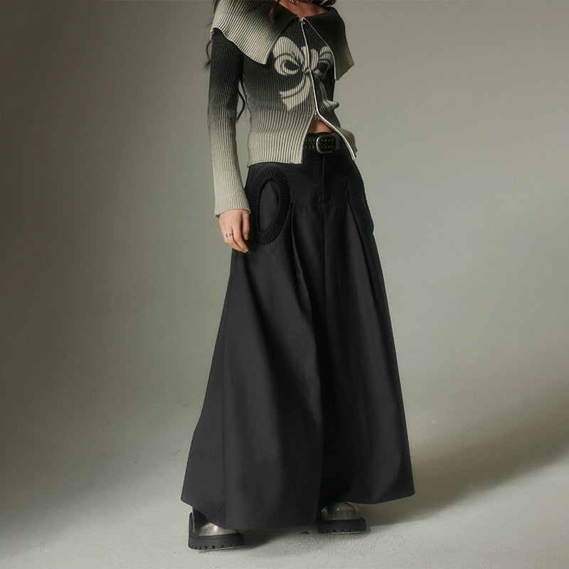 A-line Versatile Long Skirt