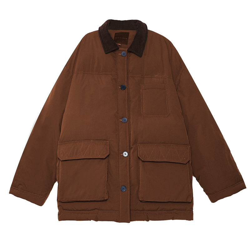 Mid-length down jacket