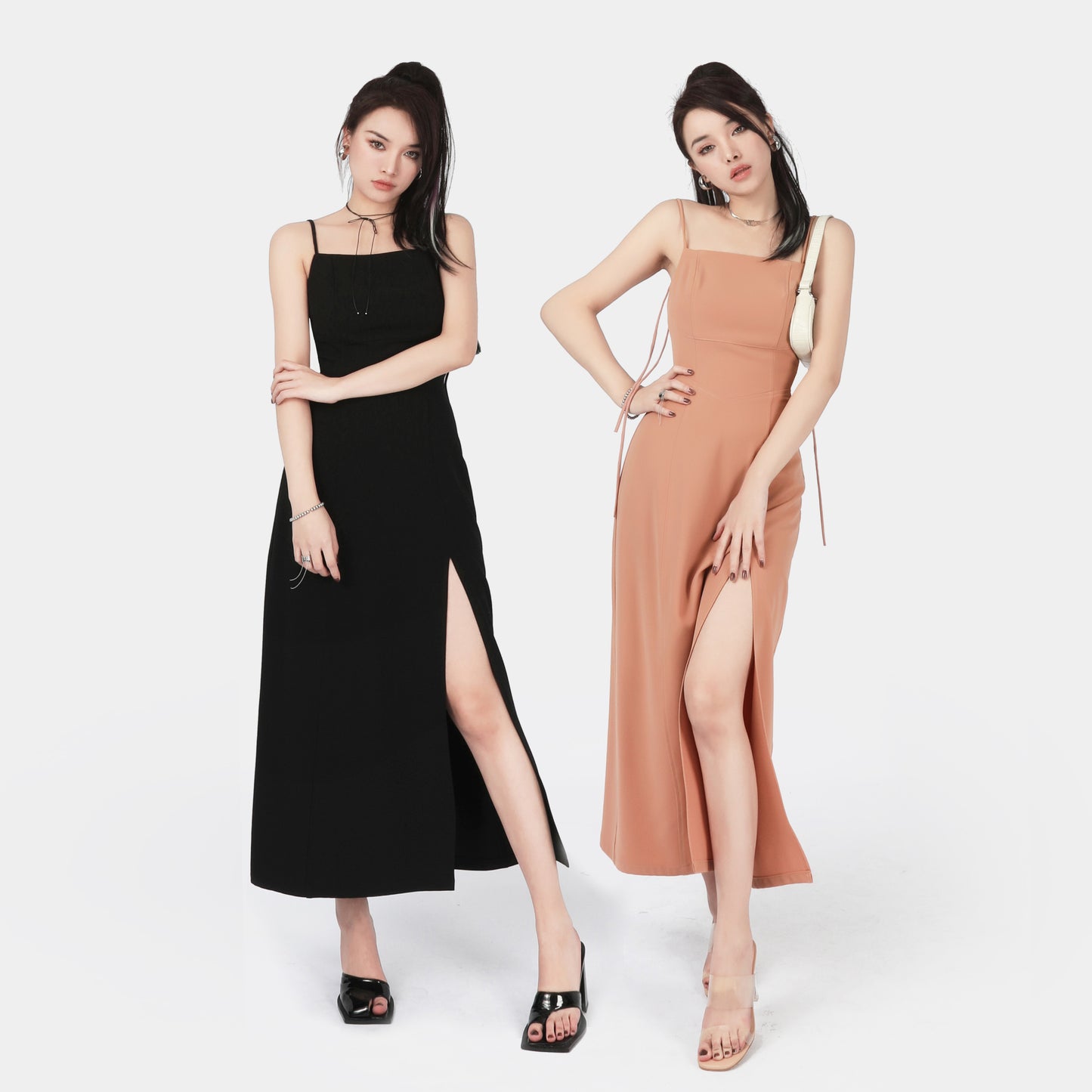 Suspender slim dress